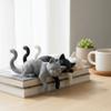 Cute Sleeping Cat Ornament 3D Printed Cat Statues Crafts Decorative Cat Statues  Bedroom Decor