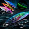1PC 30/40G 3D Printed Iron Plate Lure Bait Bionic Fish Scale Coating Fluorescent Long-Range Metal Bait For Bass And Mandarin Fish