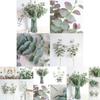 Lush Green 68cm Artificial Fake Leaf Eucalyptus Plant For Timeless Home Decor
