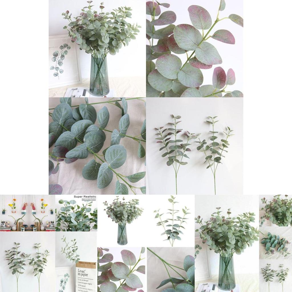Lush Green 68cm Artificial Fake Leaf Eucalyptus Plant For Timeless Home Decor
