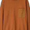 Uniqlo Спортивная толстовка с длинным рукавом X Jw Anderson Коллаборация Мужская толстовка Коричневый 421640-34