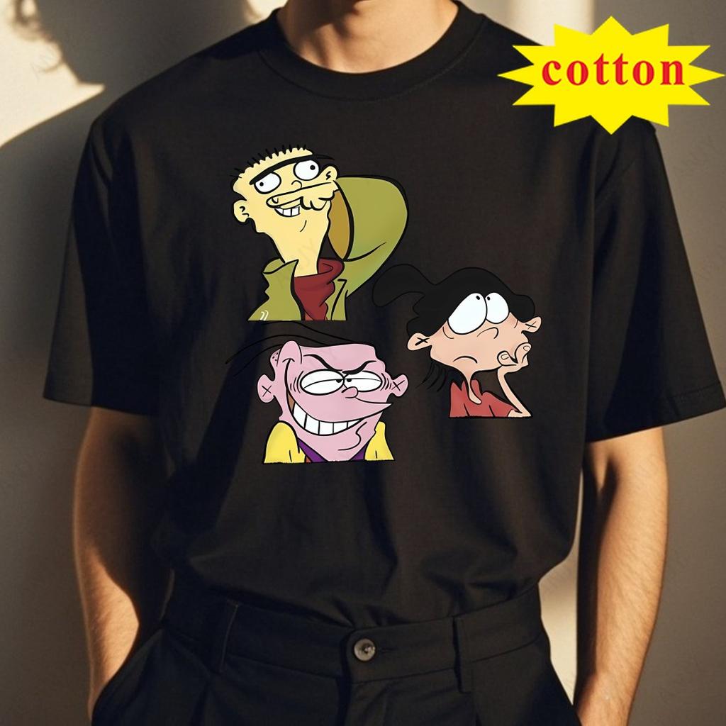 Ed Ed N Eddy Unisexs Printed Tshirt Fashionable Casual And Comfortable Short Sleeved Pure Cotton Top