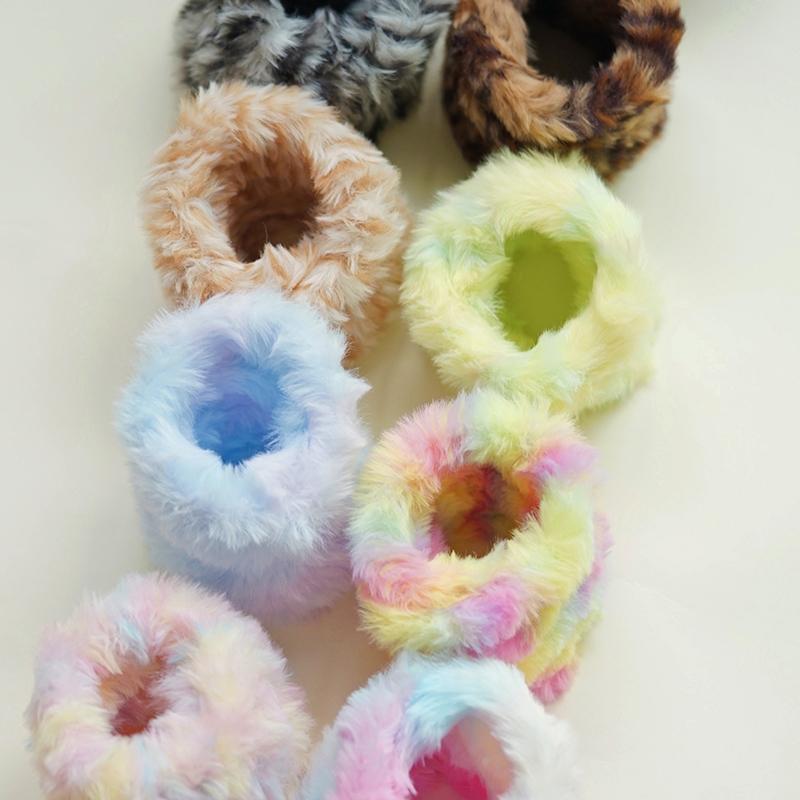 Палка для скручивания корней шерсти, 20 мм, разноцветная окрашенная плюшевая палочка