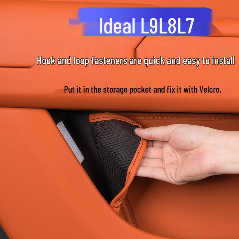 Идеальный L9/L8/L7 Автомобильный карман для хранения на двери, коврик в углубление и коробка для аксессуаров для интерьера