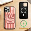 Милый Чехол для Телефона с Рисунком Рыбок Сардин Для iPhone 14,16,15,13,17,12,Plus,Pro,Max Магнитный Для Magsafe Матовый Чехол