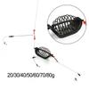 Bait Carp Fishing Feeder Fishing Baits Cages Hook Rig Set Hollow Sinker Inline-Method-Cage Feeder Tackle Fishing Tool