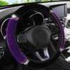 Car Steering Wheel Cover Short Plush Without Inner Ring Long Diamond Inlaid Elastic Band Handle Cover Warm Steering Wheel Cover