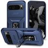 Гибридный противоударный чехол-броня для Google Pixel 7 8 9 10 Pro XL 7A 8A 9A Сдвижное окно-заслонка Металлическое кольцо-держатель Чехол Fudnas