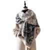 Autumn and winter new thermal scarf women's winter high-end shawl scarf fashion imitation cashmere scarf