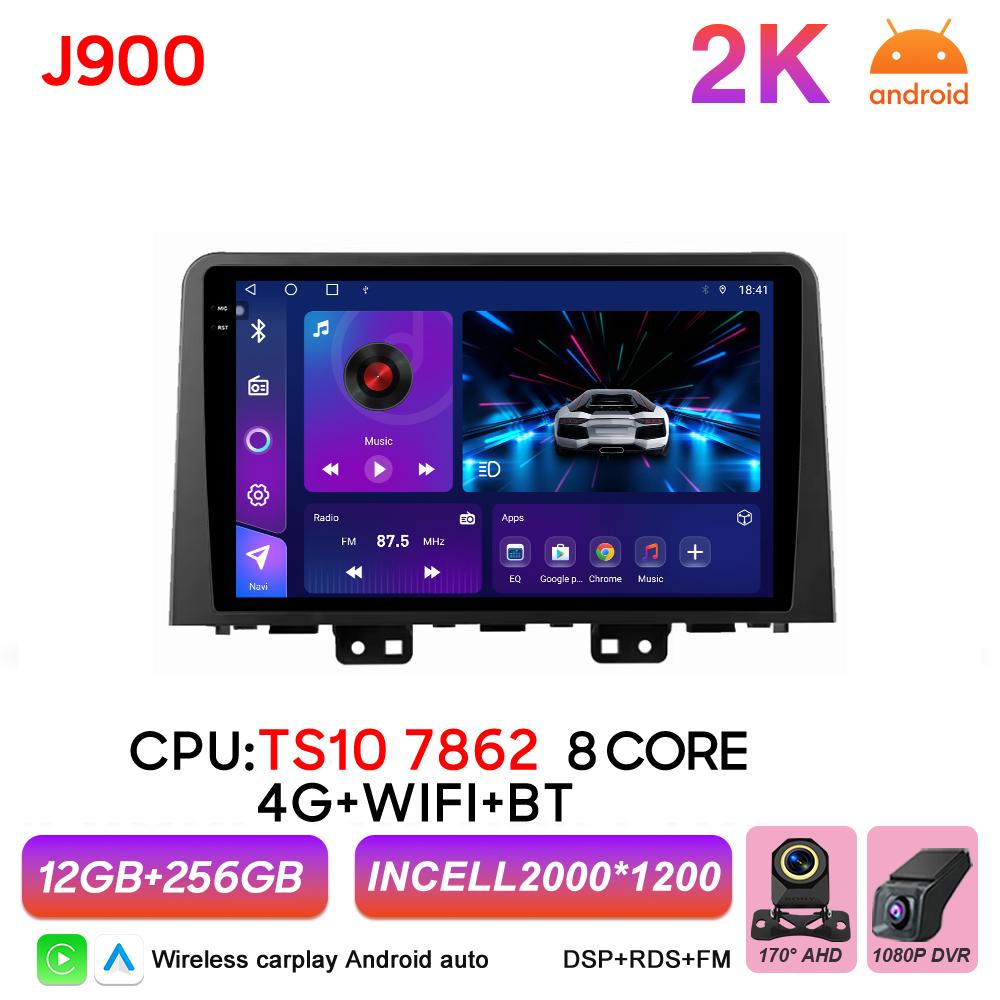 Android 16 Auto Carplay For Hyundai Staria H1 2021 2022 2023 Car Radio Multimedia Player GPS Navigation 5G Wifi BT DSP Wireless