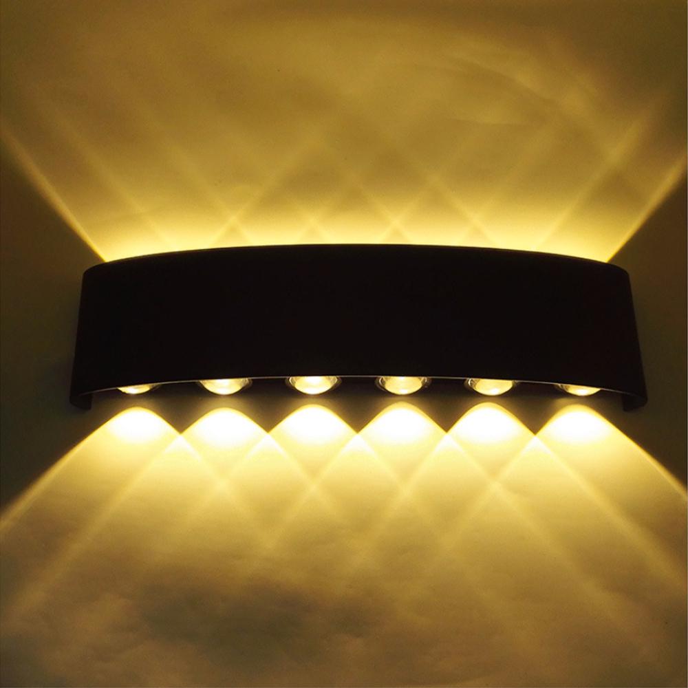 AC85-265V Modern Wall Sconce Lights LEDs Mounted Up Down Lights Indoor Lighting for Bedroom Balcony
