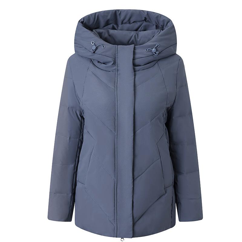 Торговый центр пуховик для мам среднего возраста, женская зимняя куртка нового стиля, куртка средней длины для людей среднего возраста и пожилых людей