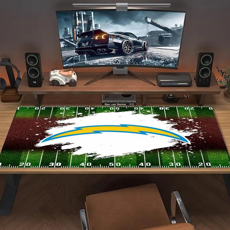 Los Angeles Chargers Color Mouse Pad Large Gaming Table Cushion Non-slip Laptop Tablet Big Mousepad XXL Mat Mini PC Playmat With Lock edge