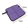600D Oxford Waterproof Sitting Mat 35x31x1cm Versatile with Carabiner Ground Portable for Picnic