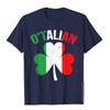 Funny Saint Patricks Day Irish Italian Otalian TShirt Simple Style3D Style Tops  Tees Fashion Cotton Mens Top TShirts