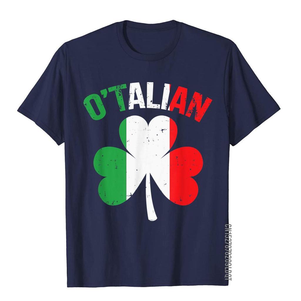 Funny Saint Patricks Day Irish Italian Otalian TShirt Simple Style3D Style Tops Tees Fashion Cotton Mens Top TShirts