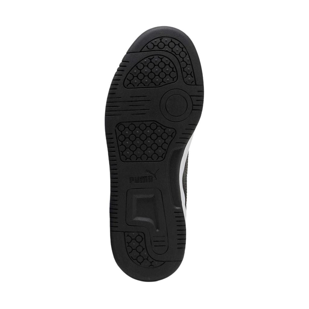 Puma Rebound V6 Повседневные Ретро Мид-топ Детские Кеды для Скейтбординга Детские Кроссовки Синий Черный 393831-06