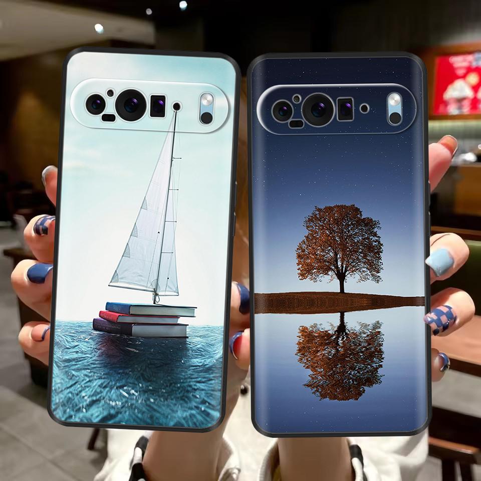 Чехол для телефона Google Pixel 10 Pro XL, мягкий силикон TPU, окрашенная задняя крышка для Google Pixel10 Pro XL, черный, ударопрочный защитный