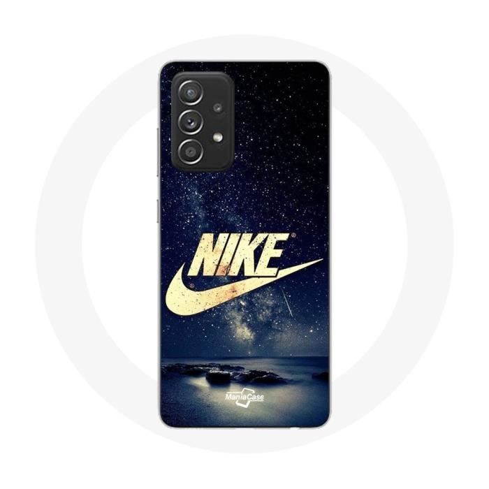 Case - Nike - Samsung Galaxy A52 5G - Gold Logo - Starry Night - Soft