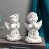 Goddess Character Statue Angel Wing Art Figurine Office Cabinet Decor Resin Figure Sculpture Ornament Desktop Home Decoration
