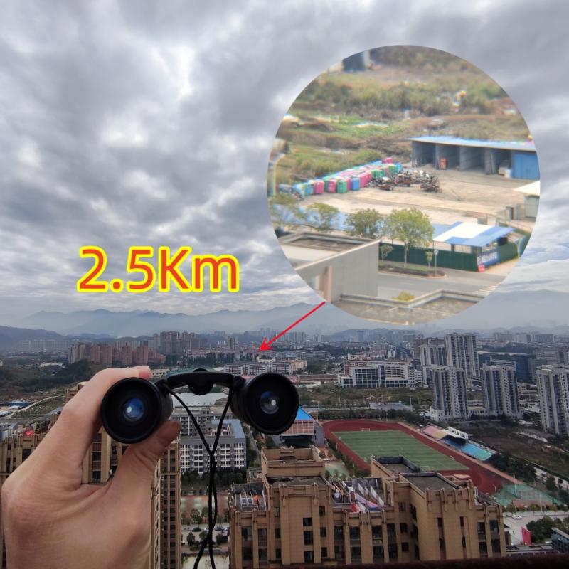 5000x25 50000m Zoom BAK4 HD Telescope Professional Powerful Binoculars Long Range Travel-Friendly Monocular Optics Suitable For Cam Practical Use