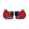 QDC SUPERIOR Vermilion Red с 10-миллиметровым одиночным динамическим коаксиальным двойным магнитным контуром, двухполостной структурой, разъемом IEM2pin, высоким разрешением