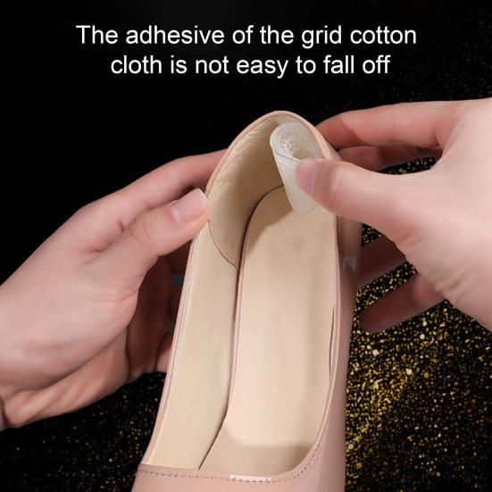 1 Pair Silicone Heel Sticker Inserts Anti-Slip Heel Grips Cushions Pads Foot Care Protector for Shoes Boots Flats