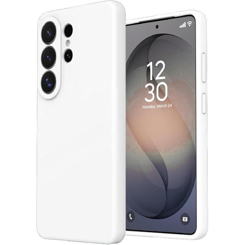 Подходит для чехла из жидкого силикона для Samsung S26Ultra, чехла с полной защитой от падения для S25Plus, защитного чехла для S24Fe