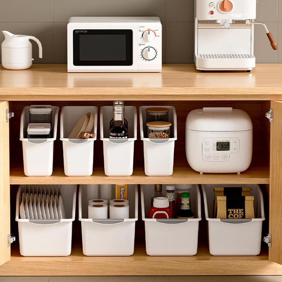 Органайзер под раковину на колесиках Выдвижные органайзеры и системы хранения для кухонного шкафа ванной комнаты Многофункциональные пластиковые корзины-органайзеры