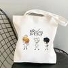 Сумка для покупок Promise Neverland bolso, сумка для покупок, сумка для вторичной переработки, джутовая сумка, холщовая сумка, тканевая сумка, шнурки на заказ