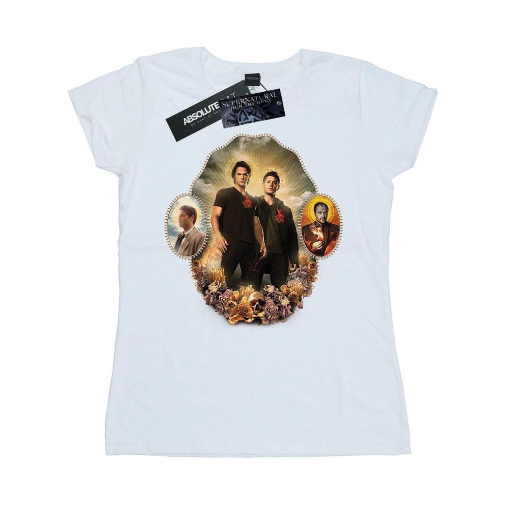 Supernatural Womens/Ladies Holy Shrine Cotton Boyfriend T-Shirt