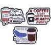 2-7pcs/set Punk Animal Enamel Pins Rock Cats Flork Coffee Brooch Overthink Gothic Raven Badges Cool Slang Cowgirl Jewelry