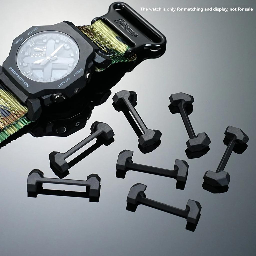 Соединитель для часов GA-2300 для Casio G-SHOCK GA2300 GA 2300 Адаптер для часов Модифицированный Кожаный Резиновый Стальной Ремешок Металлический Конвертер 24 мм