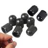 Itisyou Bicycle Tube Cap Tire Valve Cap Car Tire Air Valve Cap Black Bubble Cap Pack of 10