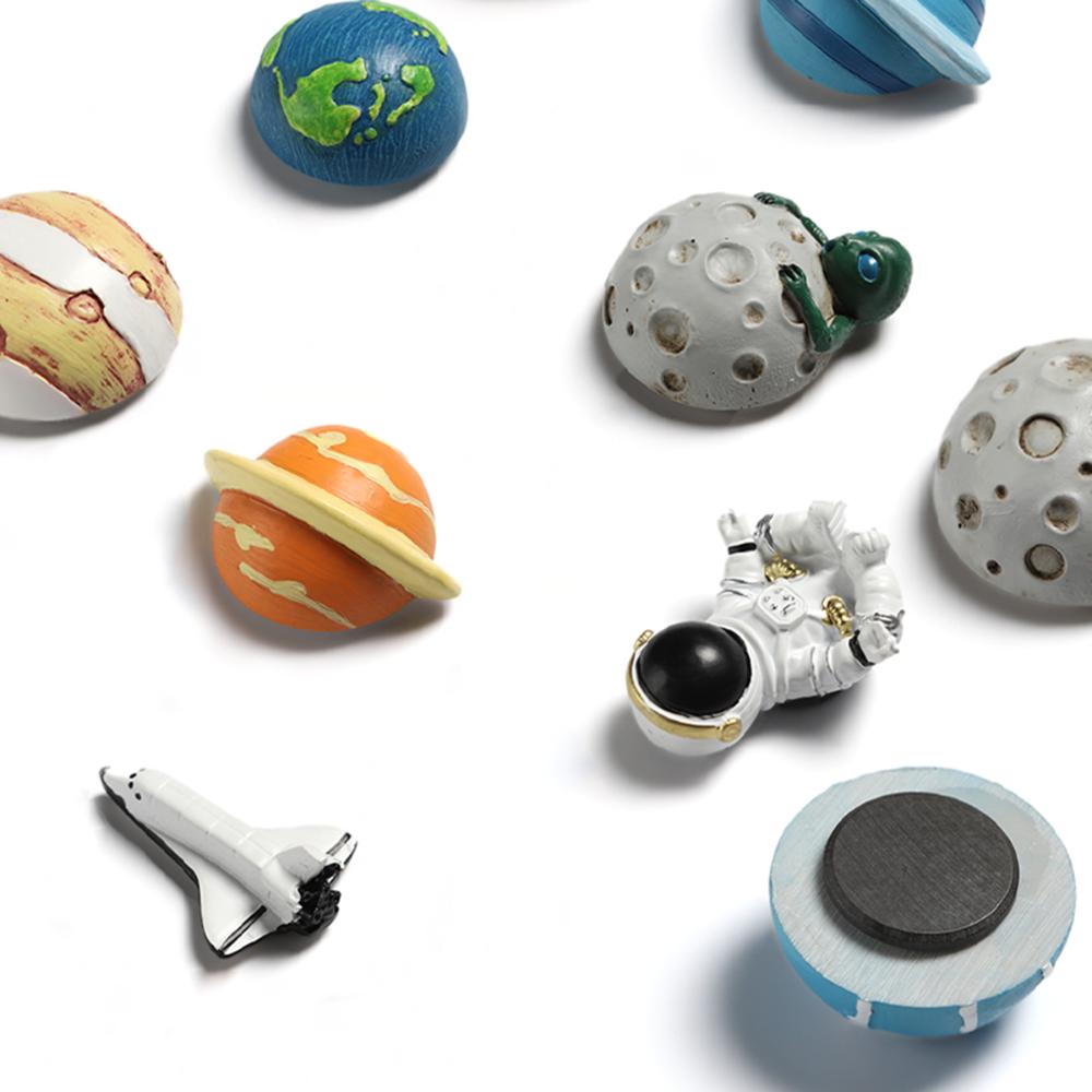 Universe Creative Kitchen Home Fridge Magnets Board Stickers Message Sticker Note Holder