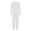 Unisex Kids Adaptive Clothing Round Neck Long Sleeve Back Zipper Cotton Jumpsuit Comfortable All Day Wear