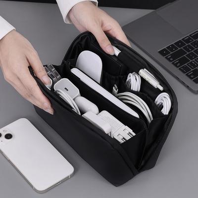 Функциональный внешний аккумулятор, USB, зарядное устройство, шнур и кабель, дорожная сумка для хранения; Водонепроницаемый органайзер для жесткого диска