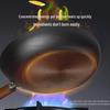KOBACH 28cm Uncoated Cast Iron Frying Pan