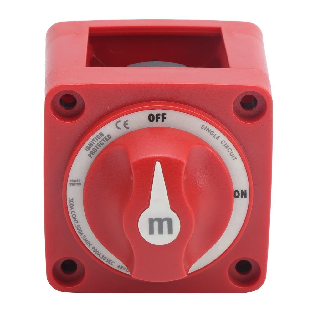 300A Battery Disconnect Switch 48V Battery Switch Durable Battery Isolator Switch Small Boats