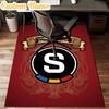 Custom Name FC Spartak Rug Office Rug Chair Mat Non Slip Carpet Rugs for Bedrooms Dining Room Living Room Home Decor gifts