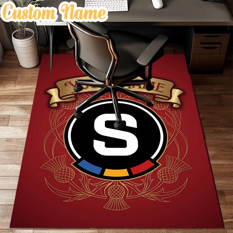 Custom Name FC Spartak Rug Office Rug Chair Mat Non Slip Carpet Rugs for Bedrooms Dining Room Living Room Home Decor gifts