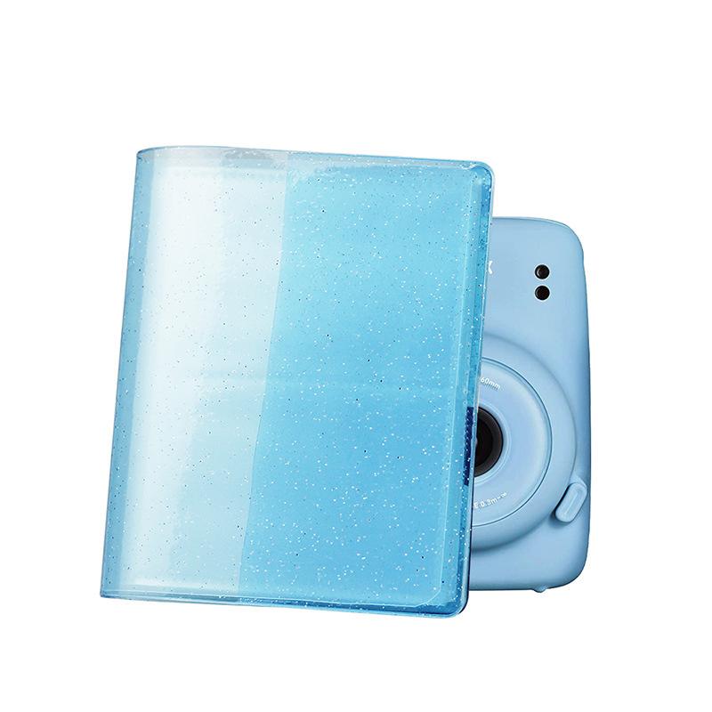 Модный альбом-книга на 64 кармана для мгновенных фотоплёнок Fujifilm Instax Mini 11 9 8 7s 70 25 50s 90, фотобумаги 3/4 дюйма, плёнки