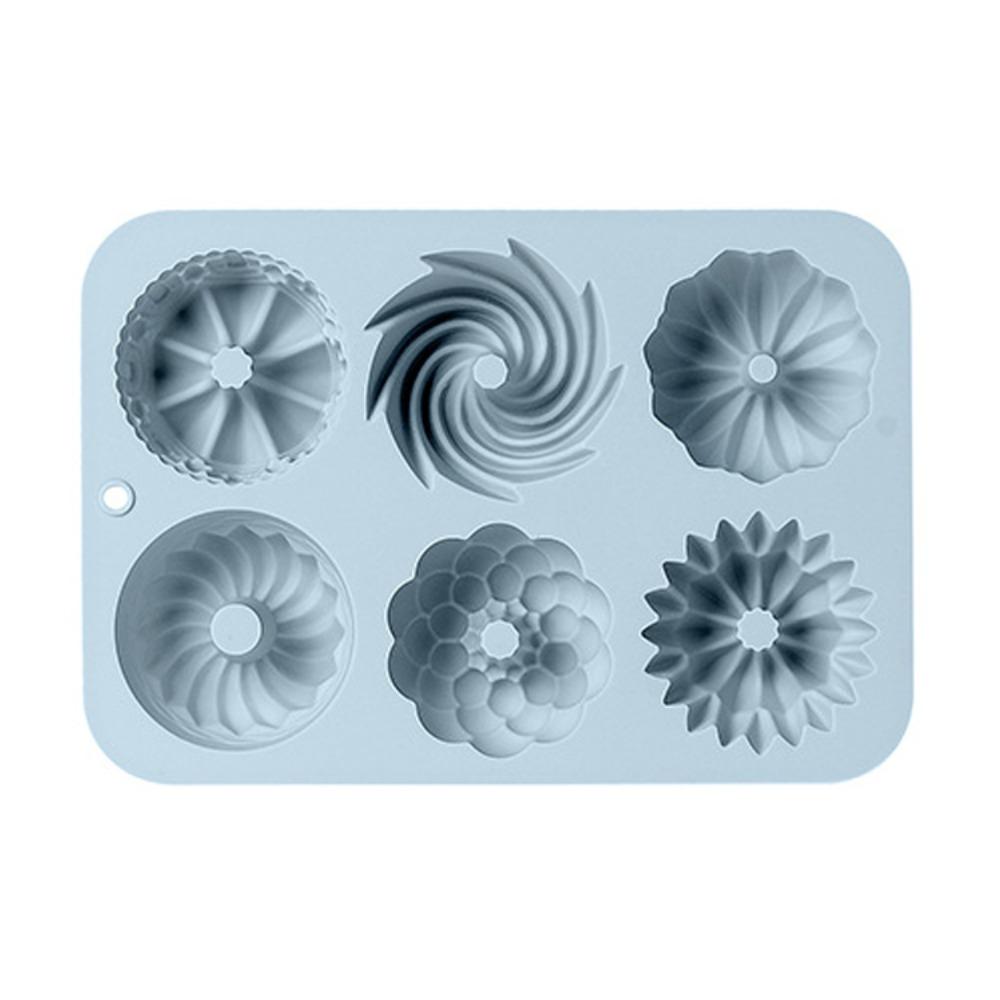 6-Cavity Mini Cake Pans Silicone Donut Baking Molds New Chocolate Mold  for Gummy Making
