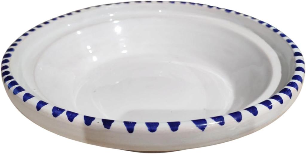 Royal Handmade Tunisian Midnight Blue Tagine – Traditional Ceramic Cookware for Oven – 27cm, Perfect for Fish, Poultry, Meat, Vegetables & Stews