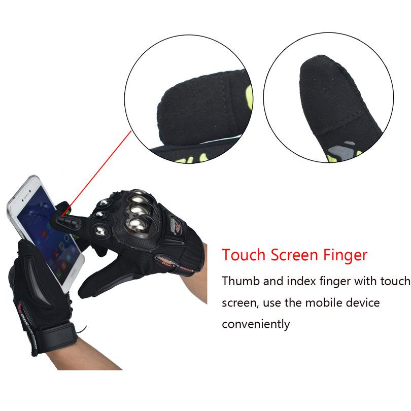 Motorcycle Touch Screen Gloves, Non Steel Ball Protection, Anti Drop and Wear-resistant Off-road Gloves for Cyclists for Man