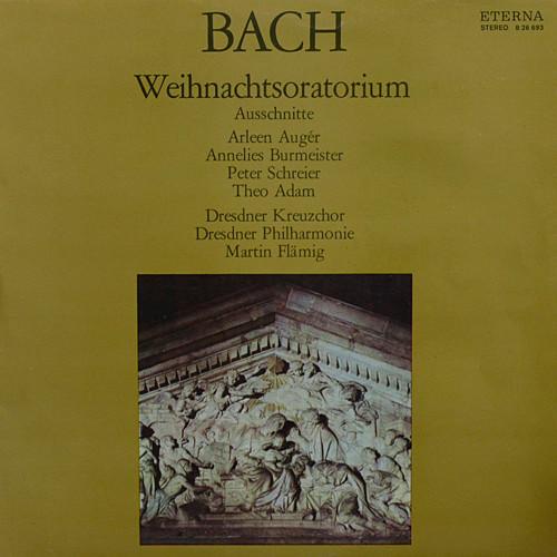 LP Record BACH ARLEEN AUGER ANNELIES BURMEI Weihnachtsoratorium Ausschnitte 826693 ETERNA 1978 German Dem Classical Used
