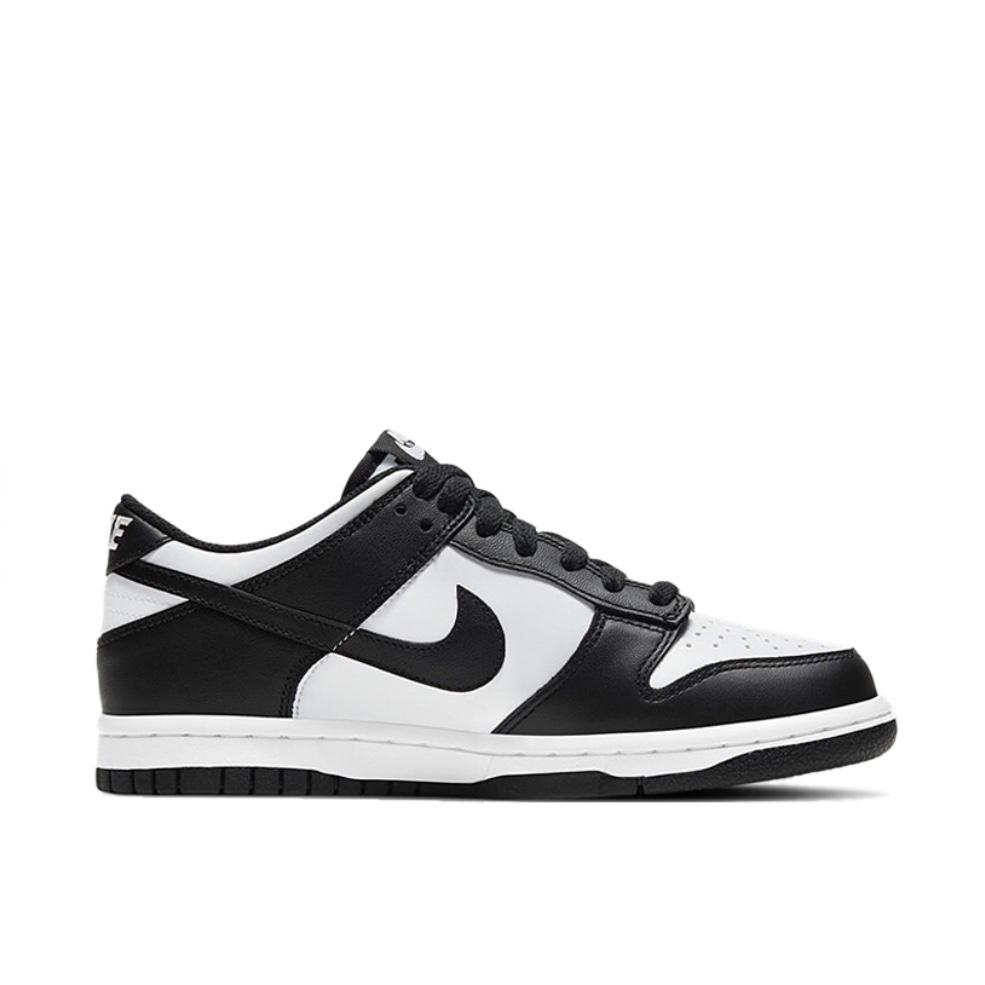 Nike Кроссовки Dunk SB Кожаные Устойчивые к истиранию Низкие Скейтбордические Унисекс Черно-белые DD1391-100(Команда641-)