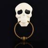 Luminous Halloween Door Knocker Skeleton Head Haunted House Doorbell Gothic Skull Doorbell Indoor