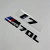 Rear Badge Emblem Letter Sticker For BMW iX3 i4 i7 M50 M60 M70L Car Rear Trunk Logo Decal Auto Exterior Styling Accessories X3 I