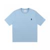 Unisex Cotton Short Sleeve T-Shirt Loose Fit Round Neck Heart Print Casual Tee 2025